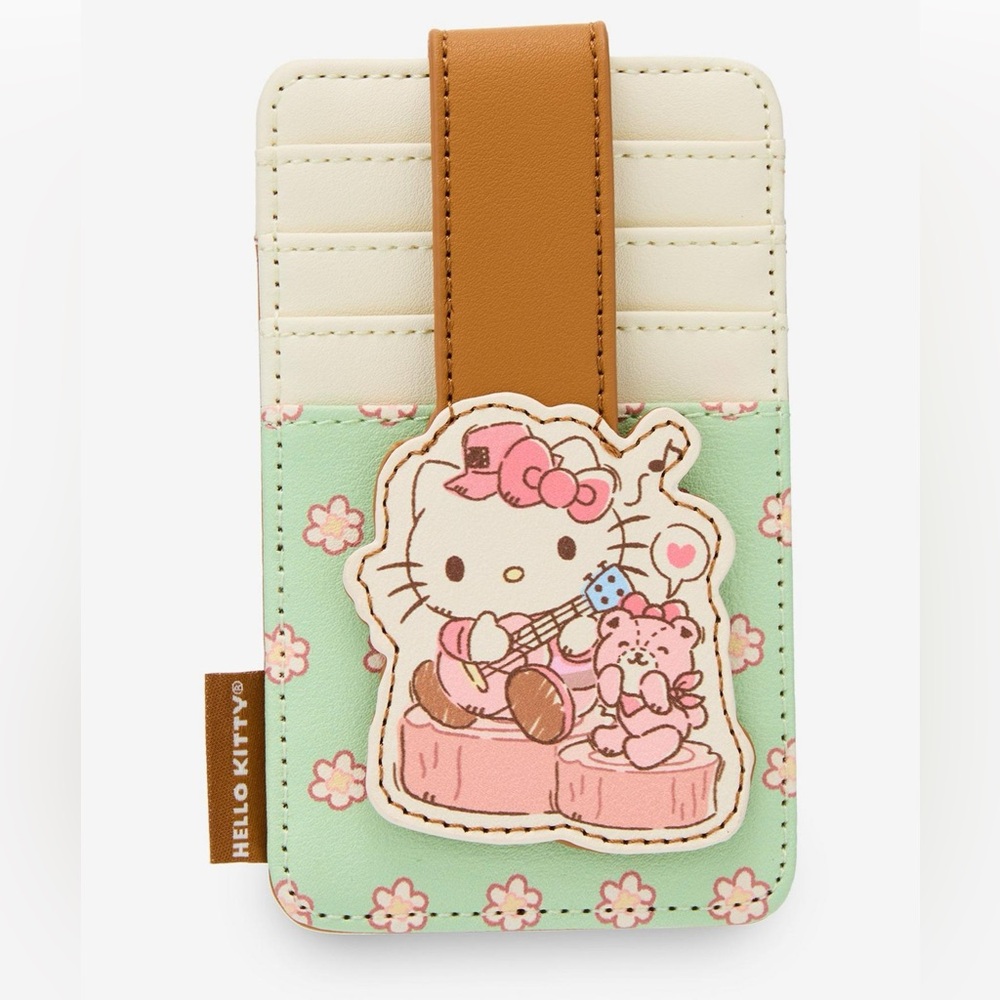 Loungefly Hello Kitty Tiny Chum Camping Vertical Cardholder